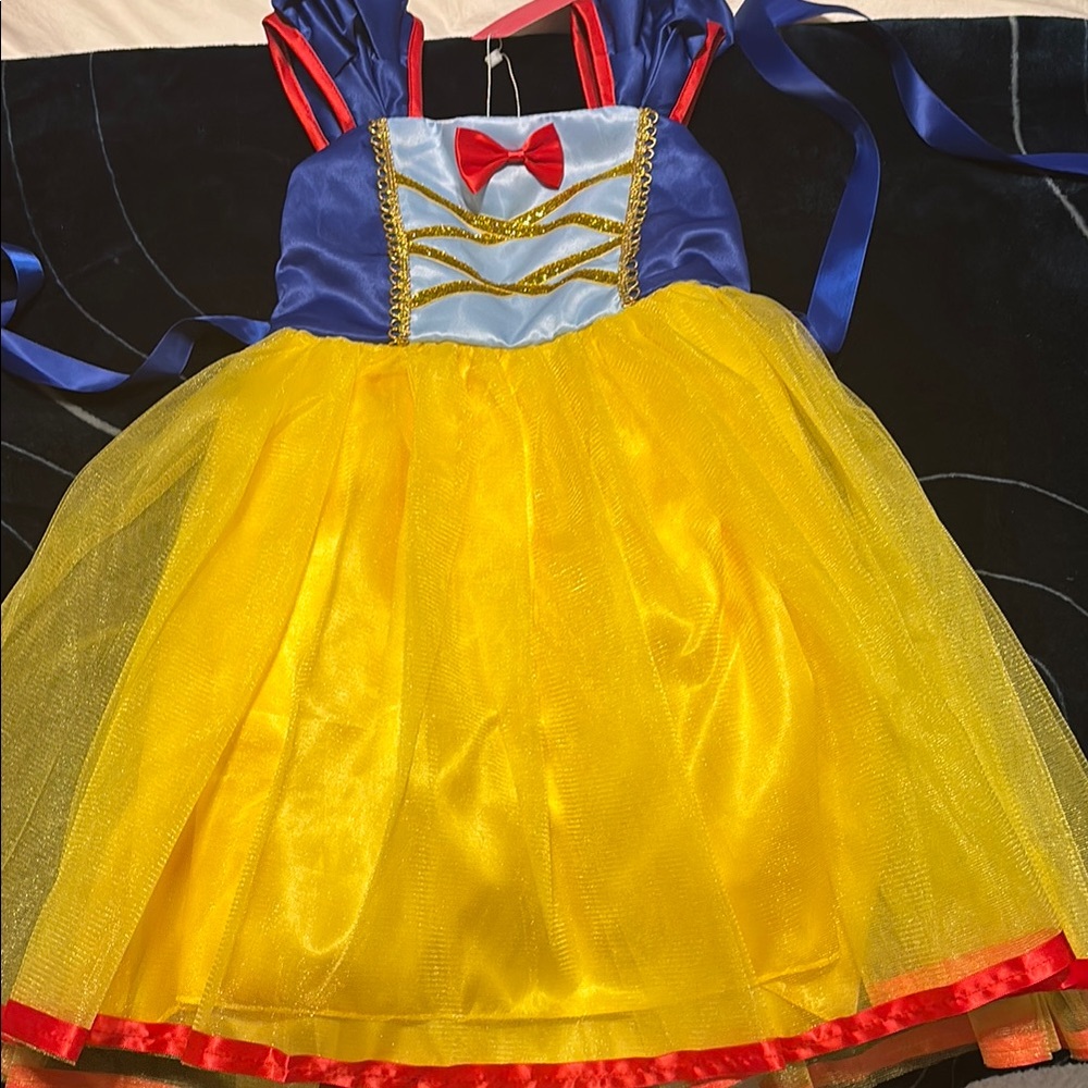 Charming Kids Fairy Tale Costume Dress - Blue, Yellow, Red